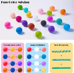 Baba de arcilla seca al aire súper ligera no tóxica para juguetes educativos de espuma mágica que ayudan a 5 a 7 años Pedido mínimo 100PCs - Product Image 4