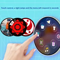 Écran tactile intelligent pour contrôle d'applications OLED, badge électronique Android, périphérique anime, carte d'étudiant, cadeau tendance DIY
