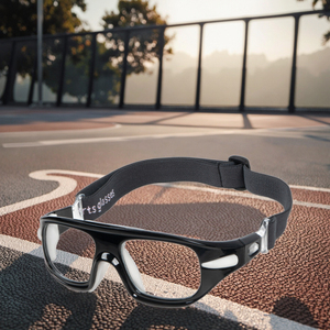 Occhiali Sportivi Professionali Antiappannamento e Infrangibili, Protezione Definitiva <span class=keywords><strong>per</strong></span> il Campo da Basket, Occhiali Resistenti agli Urti - Product Image 1