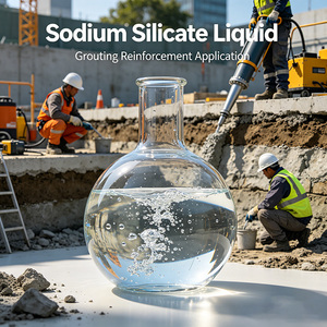 Silicato de Sodio Líquido Antioxidante CAS1344-09-8 Na₂SiO₃ para Detergente de Lavandería, Producto Químico - Product Image 3