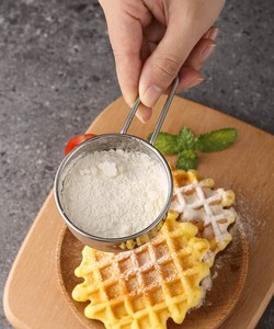 304 thép không gỉ cầm tay mini bột sifter 40 lưới bột đường sifter bột ca cao Bột lưới sàng - Product Image 4