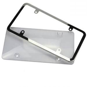 กรอบป้ายทะเบียนรถยนต์อเนกประสงค์พลาสติกและโลหะแบบ US Spec กรอบป้ายทะเบียนยอดนิยม ปรับแต่งป้ายทะเบียนได้ - Product Image 1