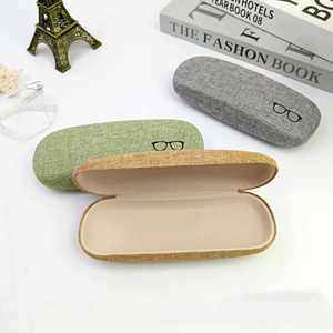 Large Hard <b>Case</b> Linen Fabric Protective Eyeglass Holder Men Women Travel <b>Glasses</b> <b>for</b> Uv Sunglasses Unisex Gift - Product Image 1