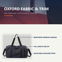 Sac de voyage personnalisé pour courts séjours, sac de sport léger en Oxford grande capacité pour la natation et la gym, idéal pour les trajets quotidiens, unisexe, vente en gros