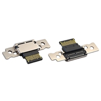 Konektor Pogo Pin USB-C 2.0 5A 24P Berlapis Emas Premium untuk Dock Perangkat Pintar dan Modul Daya PCB 4/6/8/12/14/16pin