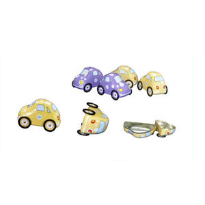 Scatola di latta di caramelle a forma di auto di alta qualità con ruote scatola di latta giocattolo a forma di auto - Product Image 2