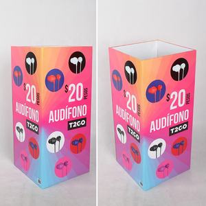 Boîtes de présentation en carton ondulé de style moderne personnalisé pour accessoires de téléphone portable et écouteurs Affichage des bacs basculants - Product Image 3