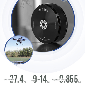 लिगपावर mn1015 48v-100v 10 किलोग्राम 20 किलोग्राम 30 किलोग्राम पेलोड 5000 ड्रोन के लिए <span class=keywords><strong>5kw</strong></span> उच्च कुशल ब्रशलेस मोटर - Product Image 2