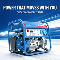 Générateur d'électricité silencieux à essence YC5GF-MG 5KW, générateur portable à essence avec un grand réservoir de carburant de 25L