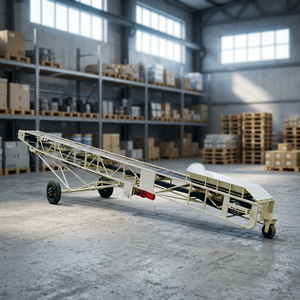 สายพานลำเลียงแบบพกพา S J CONVEYORS บำรุงรักษาง่าย โครงสร้างทนทาน ทนความร้อน มอเตอร์ประหยัดพลังงาน ใช้งานได้อย่างมั่นคง - Product Image 5