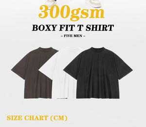 Camiseta Retro Hip Hop para Hombre 100% Algodón, Lavada, Desgastada, Gruesa, Ecológica, Corte Regular, Tejido de Punto, Hombros Pequeños - Product Image 2