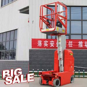 AMWP 6m7.5m <span class=keywords><strong>8M</strong></span> 9M Dapat Ditarik Hidrolik Listrik Personal Man Vertikal Aerial <span class=keywords><strong>Platform</strong></span> Kerja Aluminium Alloy Self Propelled Lift Table - Product Image 6