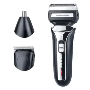 New 3 Trong 1 Đa Chức Năng Điện Shaver Mũi Tông Đơ Lưỡi Kép Usb Electric Shaver Razor Tóc Râu Tông Đơ