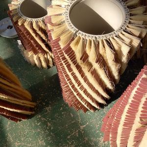 Ponceuse industrielle multifonctionnelle pour le travail <span class=keywords><strong>du</strong></span> bois avec rouleau en tissu <span class=keywords><strong>sisal</strong></span> de conception irrégulière en spirale pour le nettoyage - Product Image 2