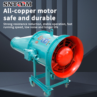 Kipas Aksial Industri Kelautan Seri JBT 380V/660V AC 50Hz 750-3500Pa IP54 Bilah Baja untuk Sistem Ventilasi Kapal