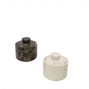 Pot à épices de cuisine moderne personnalisé Yushi Group, finition antique, design graphique, accessoire de luxe en marbre naturel, garantie 1 an - Product Image 4