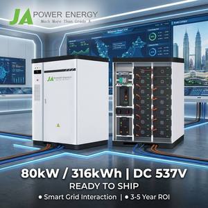 Sistema di accumulo fotovoltaico giorno/notte da 316 kWh, armadio PCS JApower da 80 kW 537 V per backup solare commerciale <span class=keywords><strong>e</strong></span> industriale <span class=keywords><strong>e</strong></span> spostamento di picchi di carico - Product Image 1