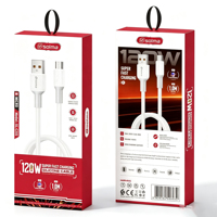 Produk Tren 2026 Kabel Ponsel 120W Kabel Usb a 120w Pengisian Daya Super Cepat Kabel Data untuk Ponsel 5g