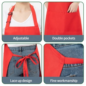 Logotipo personalizado hombres mujeres nuevo delantal impermeable de calidad superior Bar uniformes delantal antipolvo al por mayor cocina restaurante chaqueta - Product Image 3