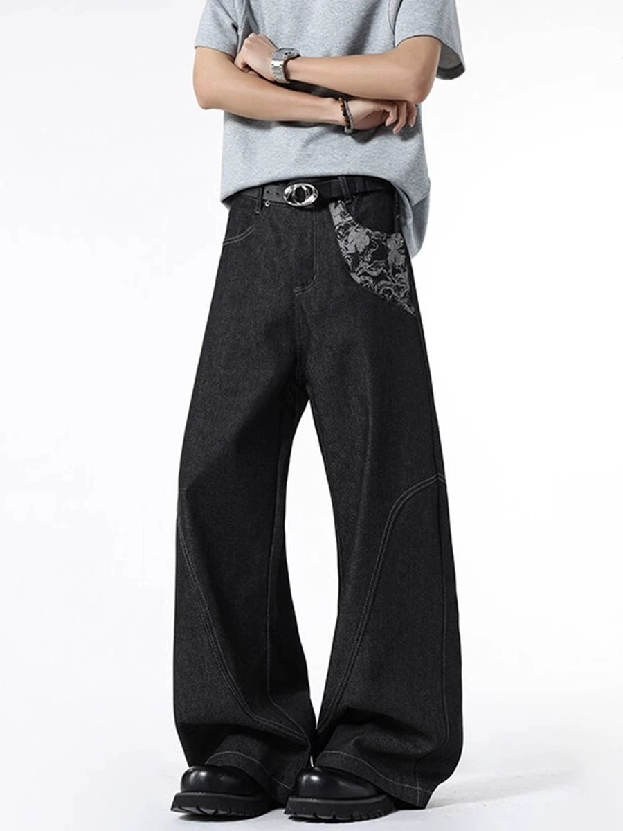 Wholesale Snake Print Jeans Slim Fit Waxed Denim | Alibaba.com