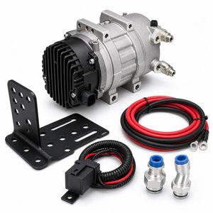 Parti Auto Universali, Compressore Elettrico <span class=keywords><strong>AC</strong></span> 12V per Nissan Serena, Benz W210, Toyota Yaris, Kit di Ricambio per Aria Condizionata Auto - Product Image 1