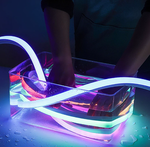 ไฟนีออน LED 12V 10x10 มม. ได้รับการรับรองมาตรฐาน IP65 และ CE |   แถบซิลิโคนยืดหยุ่นทนทานสำหรับพื้นที่เปียกและใช้งานระยะยาว - Product Image 1