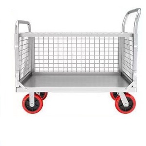 Chariot à plateforme avec clôture, chariot de transport, chariot de marché - Product Image 5