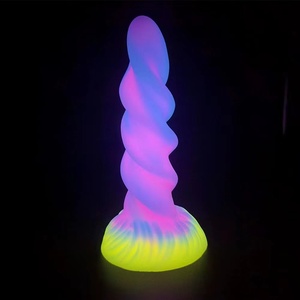 Jouets pour adultes d'approvisionnement d'usine gode en silicone à ventouse gode lumineux fantaisie en forme de femme - Product Image 2