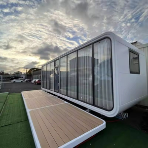 Casa Contenedor de Acero Prefabricada Modular Móvil de Alta Calidad con Panel Sándwich para Uso en Villas y Hoteles, Diseño Moderno, Cabaña Tipo Apple - Product Image 2
