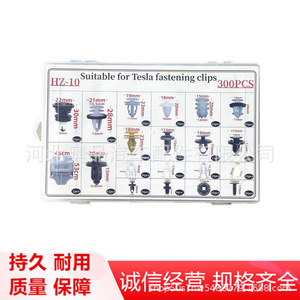 Kit de 300 Clips de Sujeción Tesla Hz10 con Herramienta para Reparación de Paneles de Puerta y Parachoques de Automóviles - Product Image 2