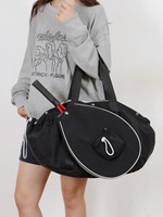 Sac de sport de tennis pour femmes sac de sport en nylon durable fourre-tout de sport portable avec design lavable