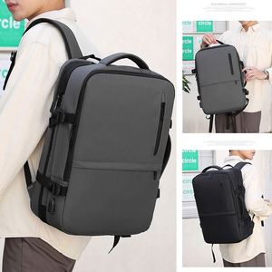 Hot Sale Scalable <b>Large</b> Capacity <b>Rucksack</b> Extensible Outdoor Sport Travel Business Waterproof Men Backpack - Product Image 2