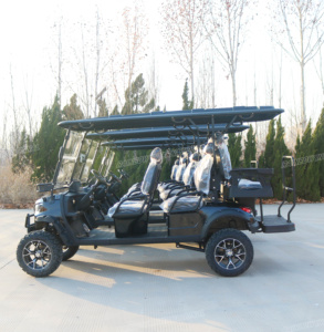 2025 Nouveau modèle 6 places 5kw voiturette de golf électrique certifiée DOT au lithium pour le transport de terrain de golf et de quartier - Product Image 6