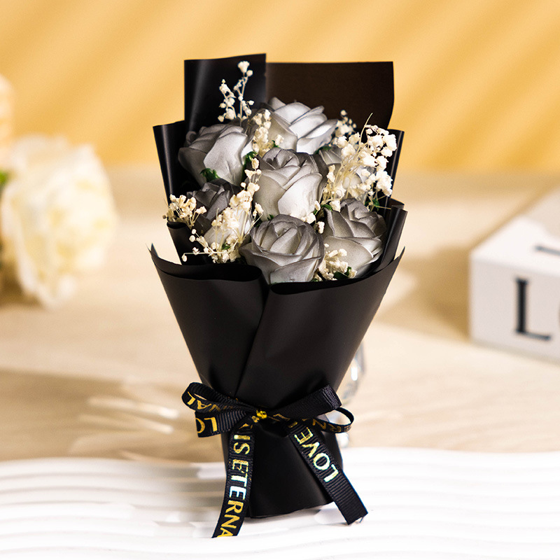 Gypsophila +7 roses black