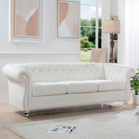 Ensemble de canapé moderne convertible et extensible 2 places en velours blanc style dune relaxant pour appartements hôtels canapés de salon carrés