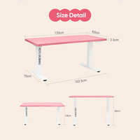 Table de toilettage pour animaux de compagnie HEDYS GROOMING, réglable en hauteur, grande taille, en contreplaqué et acier, système de levage fluide, surface antidérapante, 41,13 kg, pour chiens