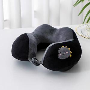 Almohada en forma de U de dibujos animados, almohada de apoyo para el cuello, almohada cervical, linda almohada de viaje, reposacabezas para avión, protector de cuello, almohada para siesta en el coche - Product Image 1