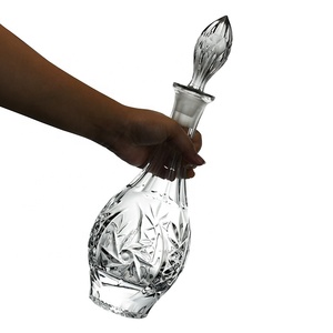 N7 Carafe à whisky en verre transparent de haute qualité pour bouteille de <span class=keywords><strong>vin</strong></span> <span class=keywords><strong>Moulin</strong></span> à <span class=keywords><strong>vent</strong></span> Motif de sculpture Gravure transparente Ménage - Product Image 5
