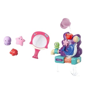 Happy shower time 11pcs ensemble <span class=keywords><strong>de</strong></span> jeu au-dessus <span class=keywords><strong>de</strong></span> <span class=keywords><strong>18</strong></span> <span class=keywords><strong>mois</strong></span> <span class=keywords><strong>jouet</strong></span> <span class=keywords><strong>de</strong></span> <span class=keywords><strong>bain</strong></span> en plastique pour bébé - Product Image 1