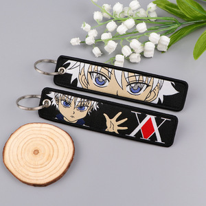 พวงกุญแจผ้าทอป้ายการ์ตูนเจ็ทพวงกุญแจอะนิเมะสำหรับติดพวงกุญแจรถจักรยานยนต์ - Product Image 5