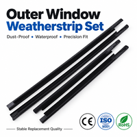 Joint d'étanchéité extérieur de fenêtre S11-5206115 S11-5206116 S11-5206215 S11-5206216 pour Chery QQ (Lot)