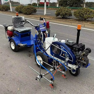 SHOWWAY Factory Price Low Cost Maintenance <b>Hand</b> Push Cold Spray Road Marking Machine 6.5HP Engine High Efficiency 1 Year Automat - Product Image 4