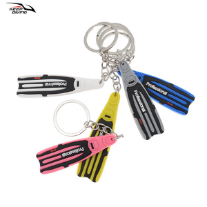 พวงกุญแจรูปครีบดำน้ำซิลิโคน Keep Diving รุ่น PS-034 สำหรับมืออาชีพ - Product Image 5