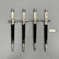 ESPADA MASÓNICA DE CABALLERO TEMPLARIO Espadas ceremoniales para coleccionistas y entusiastas históricos Espadas en miniatura cruzadas Abridor de letras