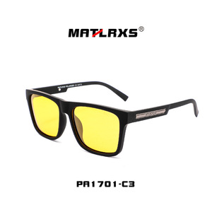 Lunettes de soleil polarisées C3, monture complète, verres jaunes, protection UV400, lunettes de sport décontractées pour hommes - Product Image 5