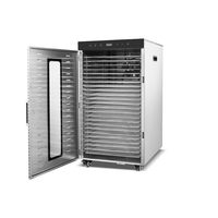 Dubbellaags 24 Bakken Digitale Besturing Fruit Groente Dehydrator Commerciële Fruitdroger Dehydrator Machine voor Chips