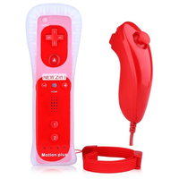 Contrôleur SYY 2 en 1 Motion Plus avec ensemble Nunchuck pour Nintendo WII U accessoires de jeu