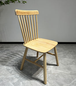 Parlak mobilya yüksekliği kaliteli monoblok ahşap otel sandalye yemek sandalyesi restoran ev Bar olay için - Product Image 2