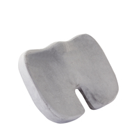 Coussin de siège orthopédique coccyx en mousse à mémoire de forme haute densité chaise de bureau siège de voiture oreiller lombaire pour le soutien des fesses de la hanche sciatique