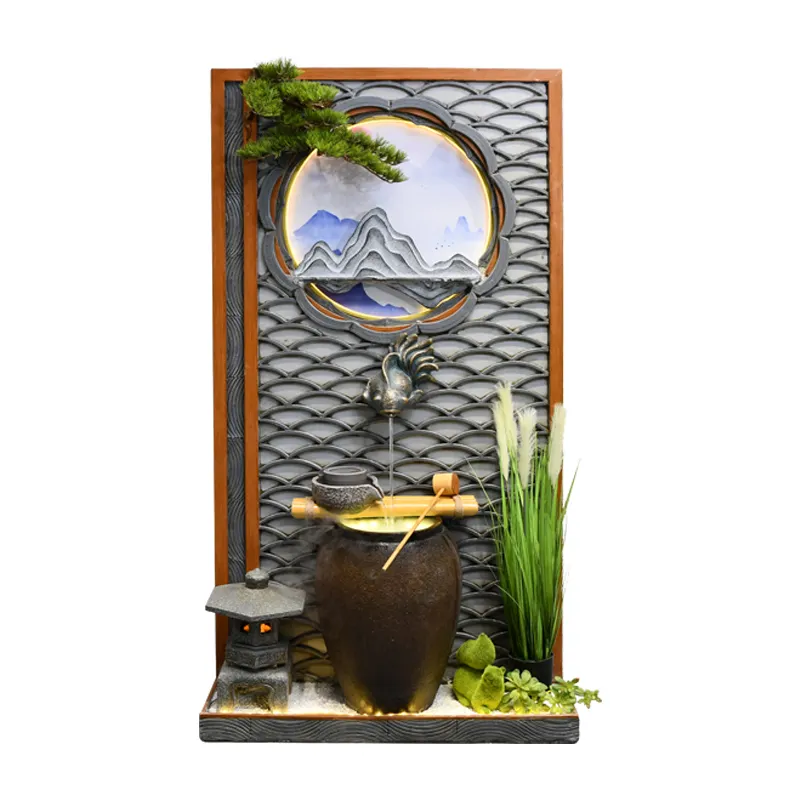 Interior And Exterior Walls Decor 72 Inches Height Huge Waterfall Fountain For Indoor Outdoor